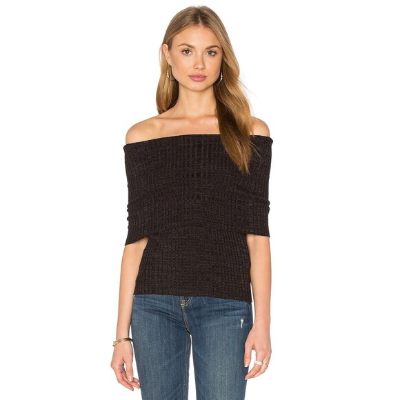 Free People Carly Cowl Sweater Top Knit Ribbed Size Small - Picture 2 of 11